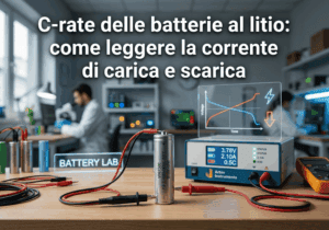 C-rate delle batterie al litio: come leggere la corrente di carica e scarica