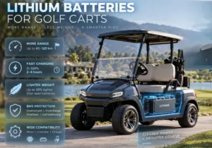 Batterie al litio per golf cart: 36V, 48V o 72V e come scegliere